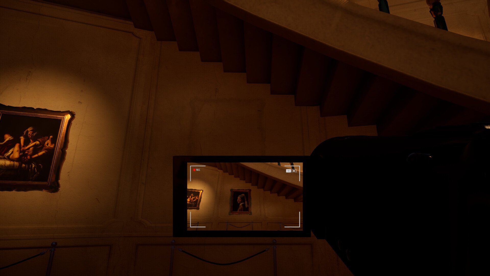 Museum 8 screenshot — the camera viewfinder